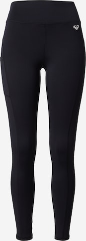 ROXYSkinny Sportske hlače - crna boja: prednji dio