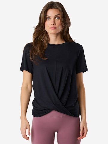 SWEDEMOUNT Performance shirt 'Core' in Black: front