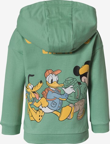 Disney Mickey Mouse & friends Sweatshirt 'Disney Mickey Mouse & Friends' in Grün