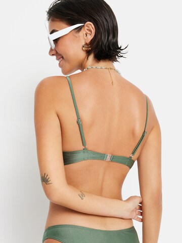 LSCN by LASCANA Bralette Bikini Top 'Nele' in Green: back