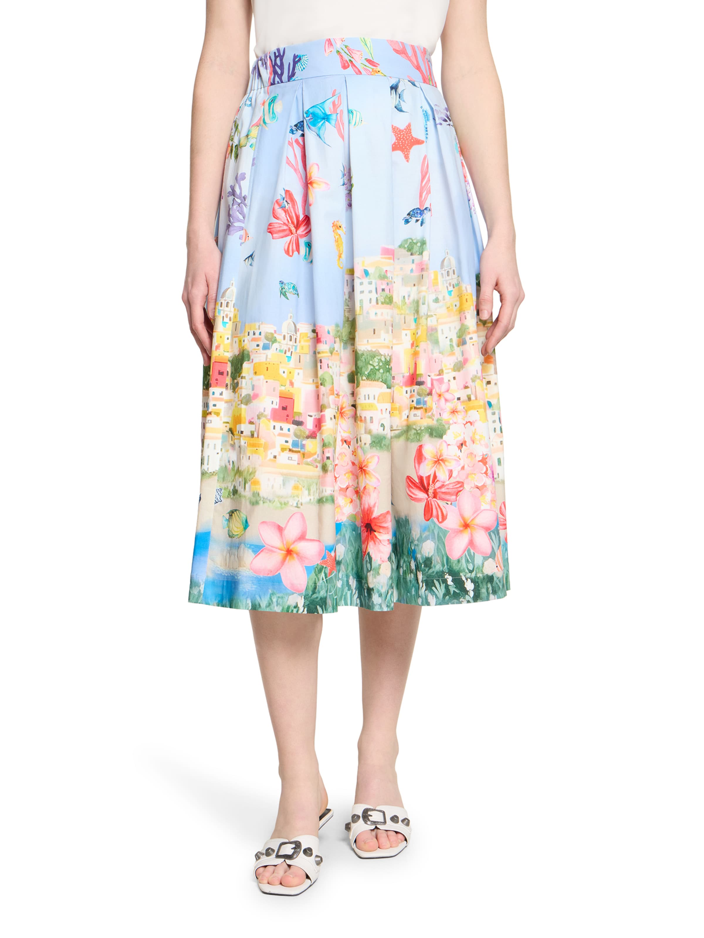 Vera Mont Rok in Blauw: voorkant