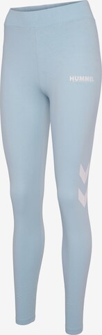 Hummel Skinny Športne hlače | modra barva