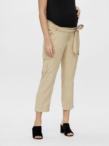 regular Pantaloni cargo 'MLBENITA' di MAMALICIOUS in beige: frontale