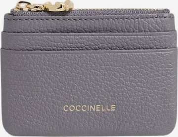 Coccinelle Etui 'C-me Small 1' in Grau: Vorderseite