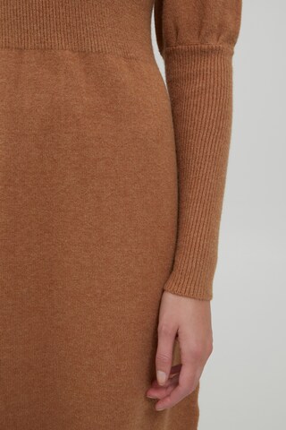 b.young Knitted dress 'BYNONINA DRESS 2' in Brown