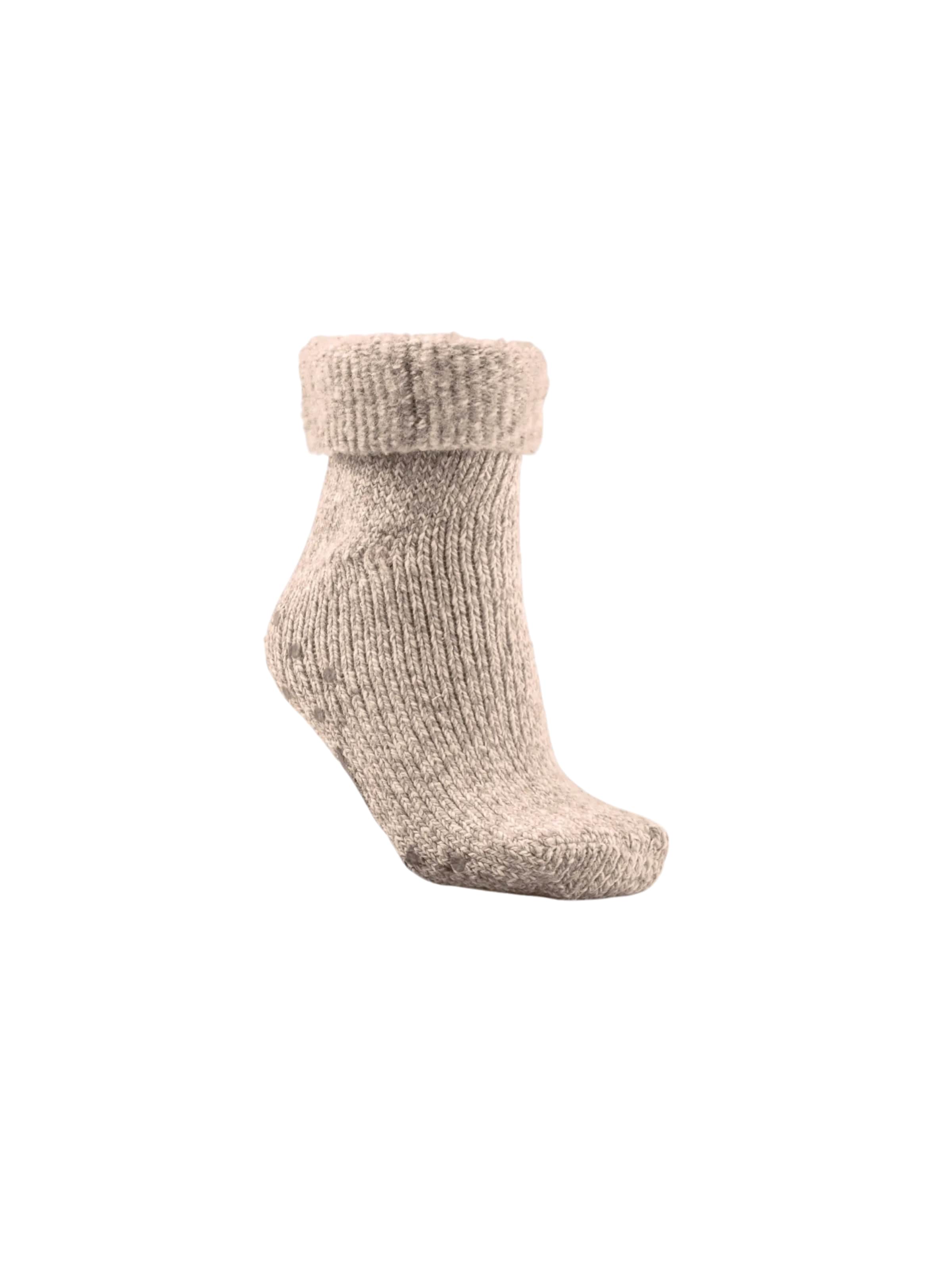 Fellhof Socks 'ABS Stoppersocken Alpaka' in Beige: front