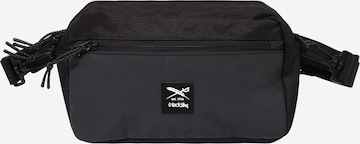 Iriedaily Fanny Pack 'Rideflectiv' in Black: front