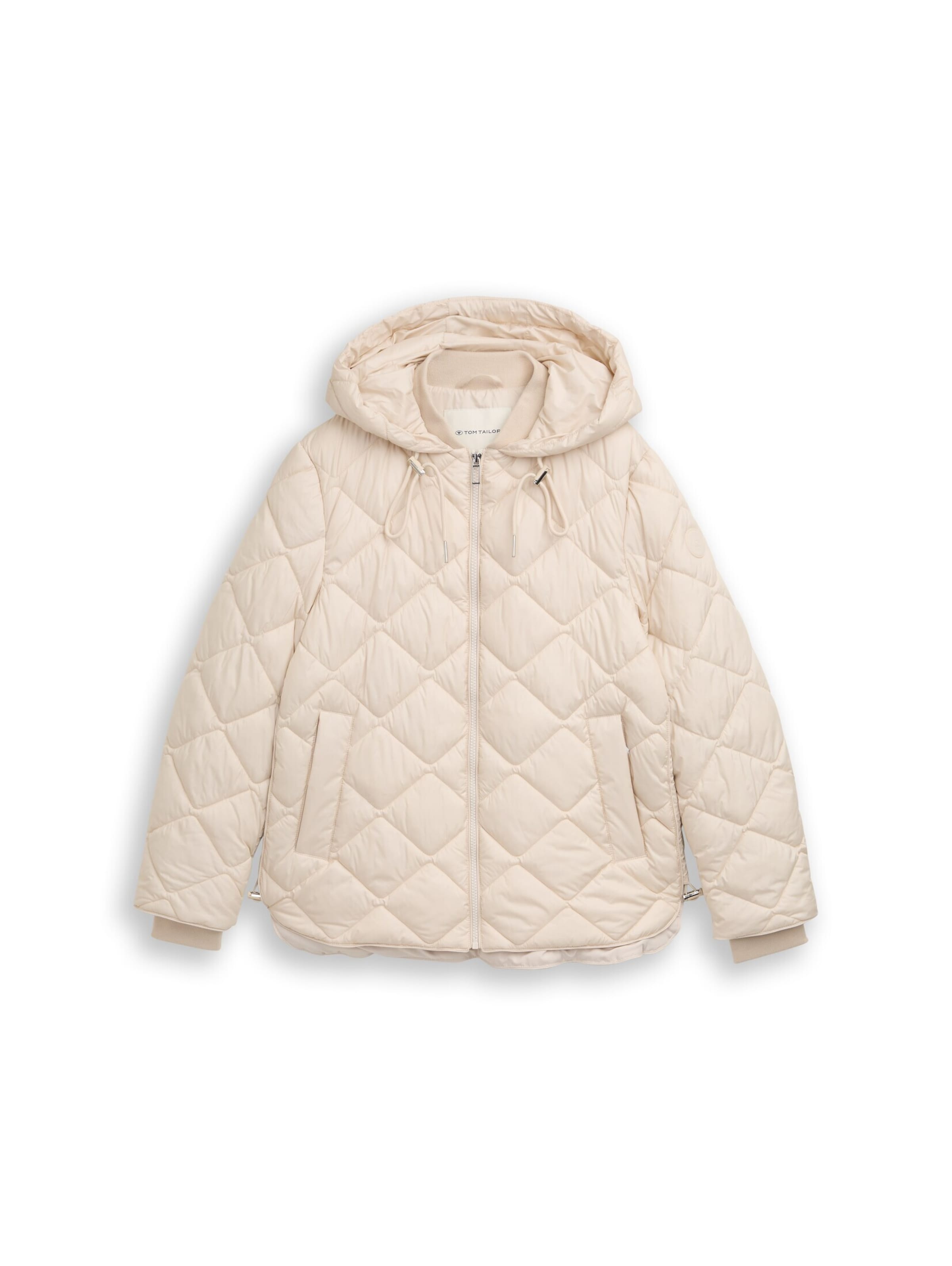 TOM TAILOR Winter jacket in Beige: front