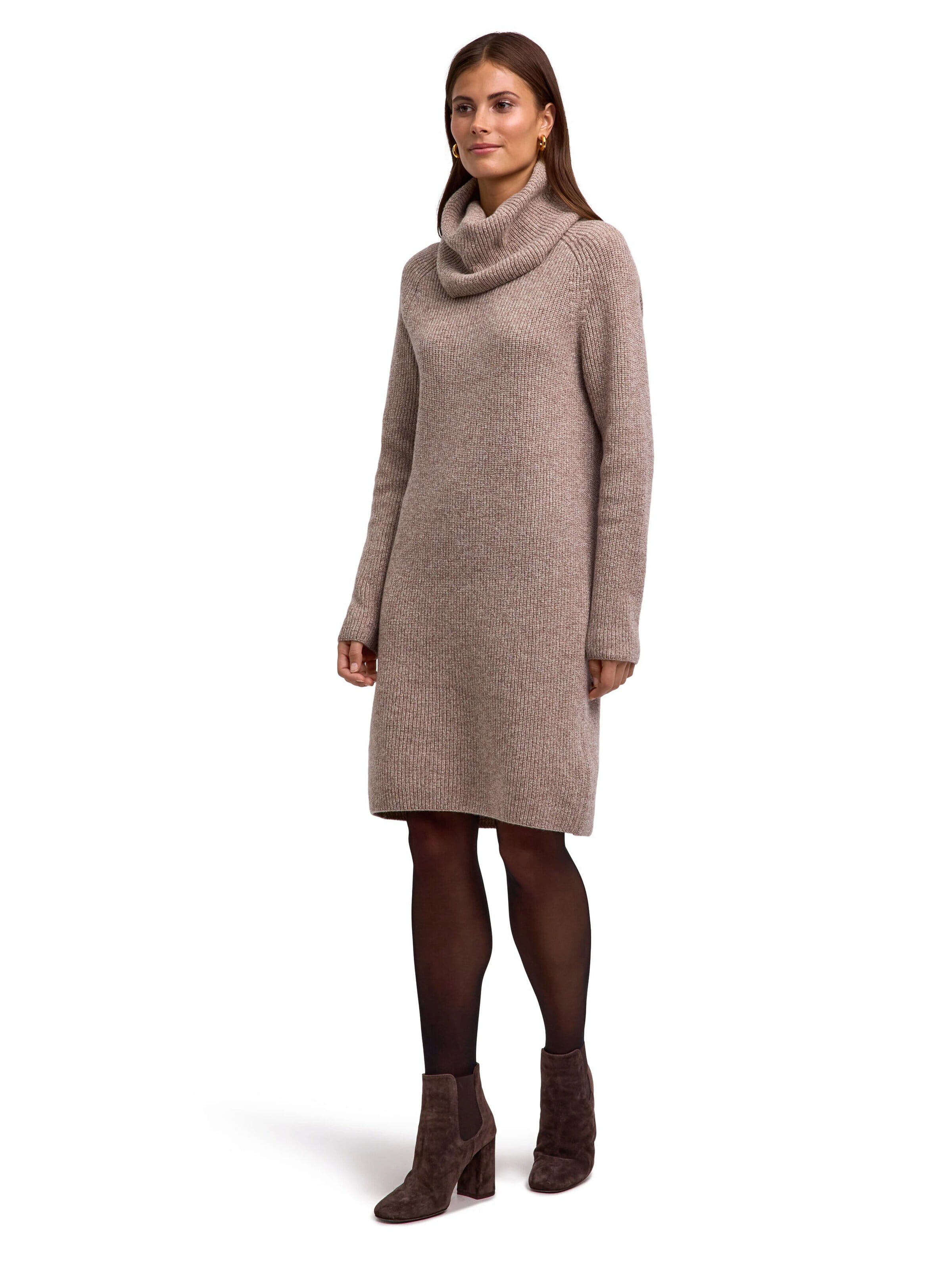 FALKE Dress in Beige: front