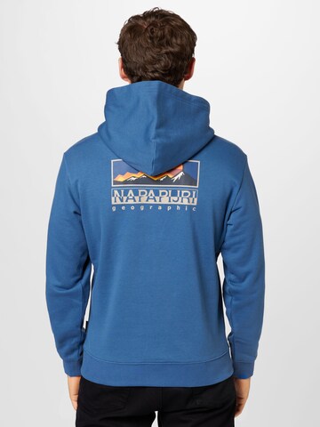 NAPAPIJRI Sweatshirt 'FREESTYLE' in Blue