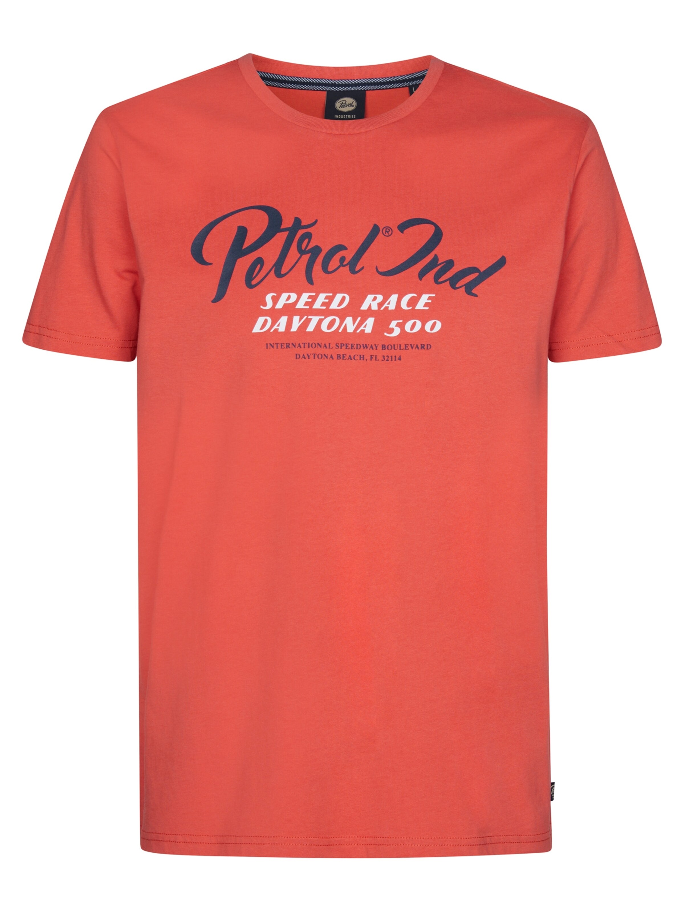 T-Shirt Petrol Industries en rouge : devant