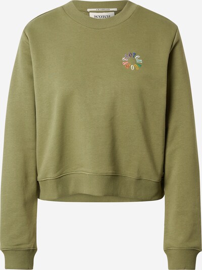 SCOTCH & SODA Sweatshirt in Olive / Mixed colours, Item view