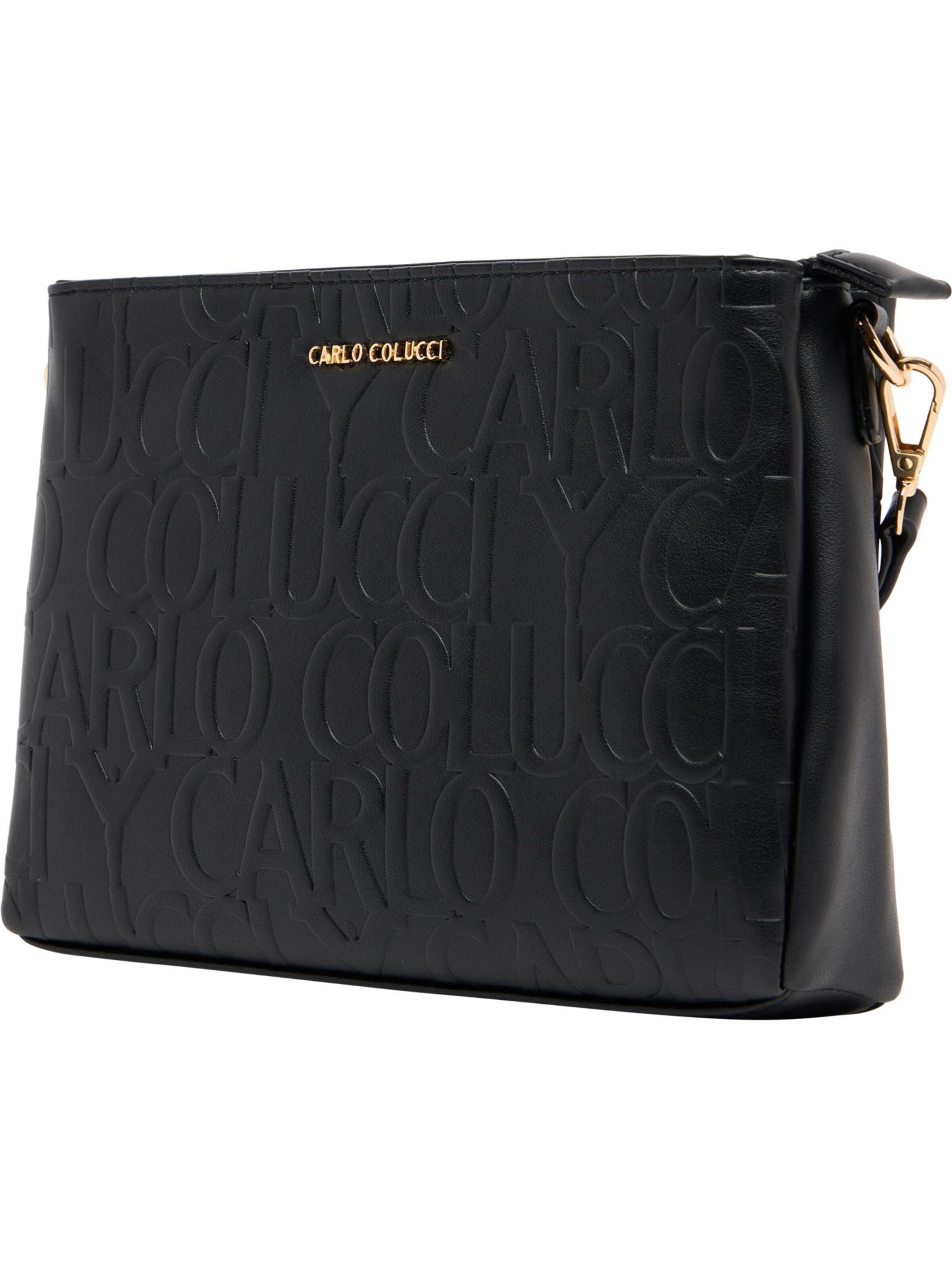 Carlo Colucci Schoudertas 'Fasanelli' in Zwart