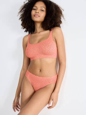 SLOGGI Bustier Bustier ' ZERO Feel Bliss Top ' in Orange