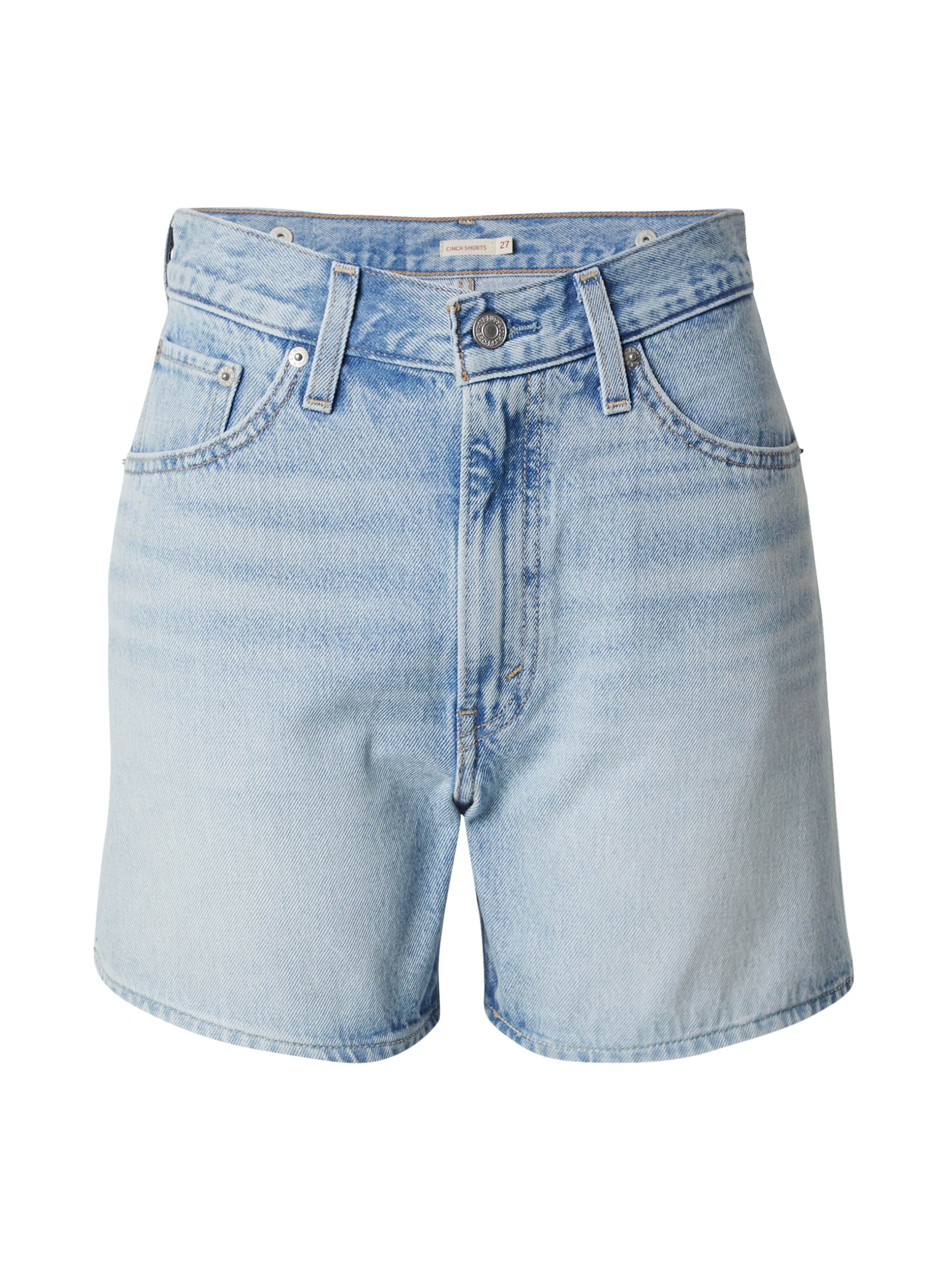 LEVI'S ® - Regular Calças de ganga 'Cinch Mid-Thigh Short' em azul: frente