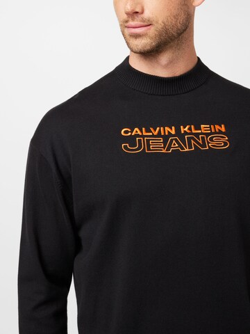 Calvin Klein Jeans Pullover in Schwarz