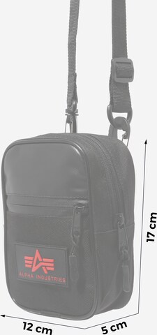 ALPHA INDUSTRIES Crossbody bag in Black