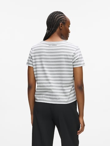 Karl Lagerfeld Тениска в бяло