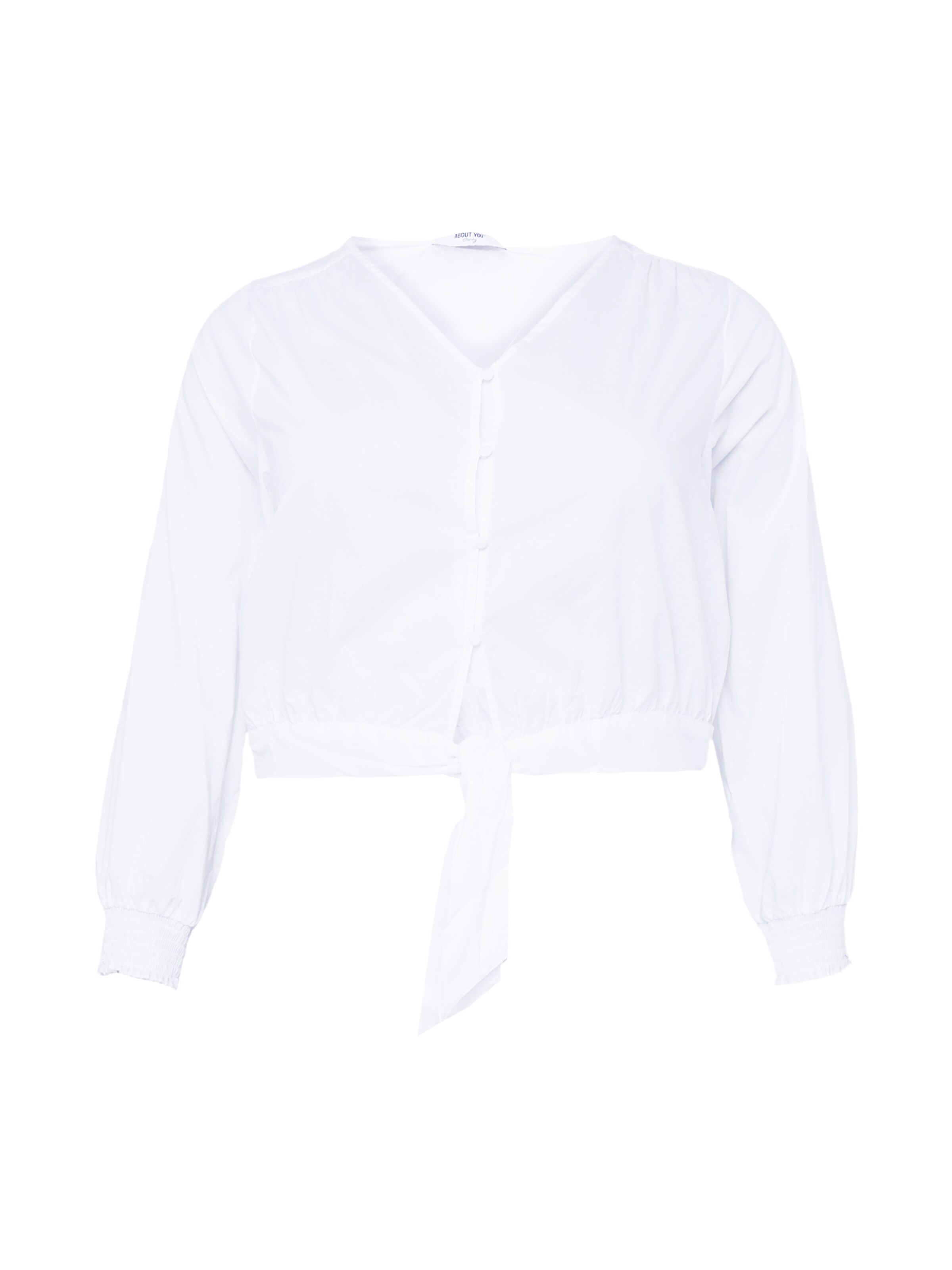 balts ABOUT YOU Curvy Blūze 'Jill': no priekšpuses