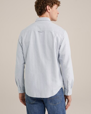 Coupe regular Chemise WE Fashion en bleu