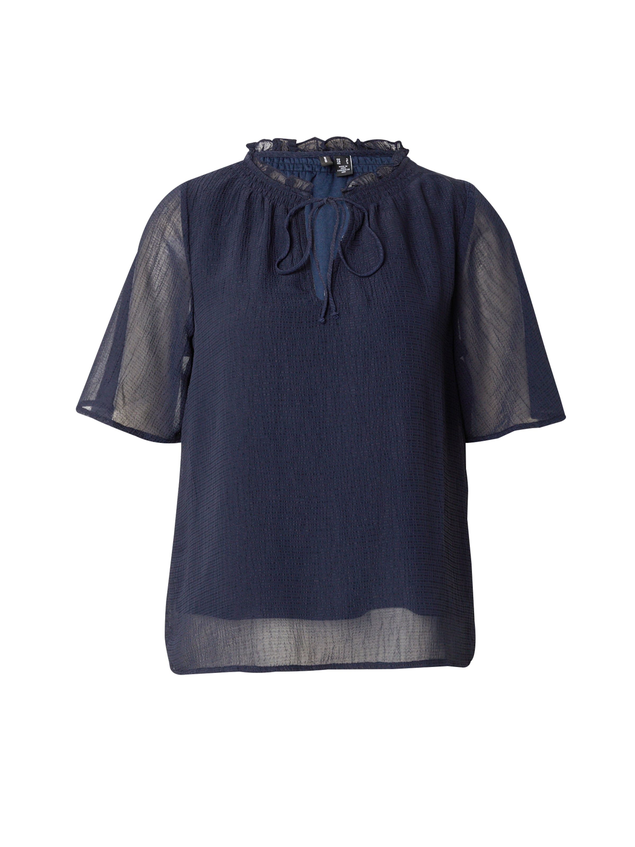 VERO MODA Blouse 'VMEMILIE' in Blauw: voorkant
