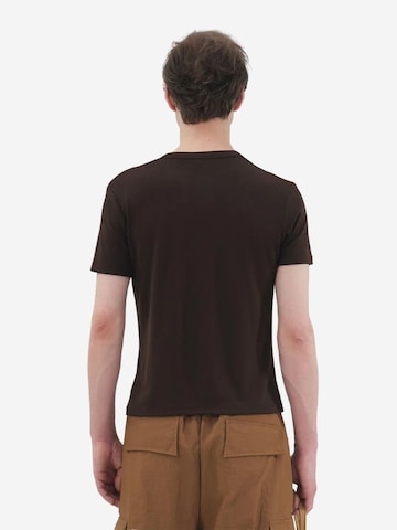 Giesto Wide leg Trousers 'Shorts' in Brown