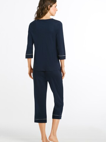 Pyjama ' Natural Comfort ' Hanro en bleu