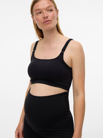 MAMALICIOUS - Bustier Sujetador 'MLSimone' en negro: frente