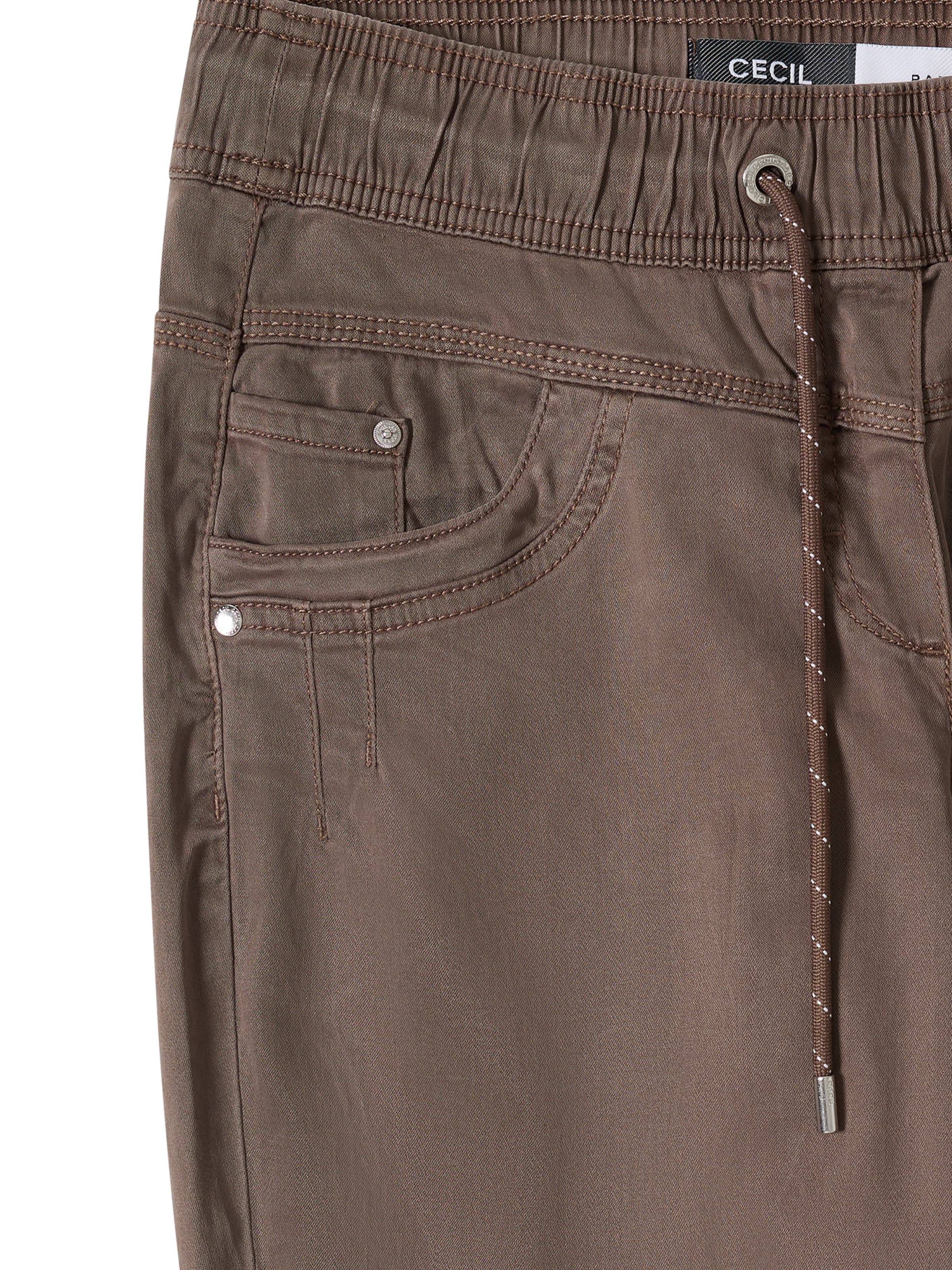 CECIL - regular Pantalón 'Tracey' en marrón