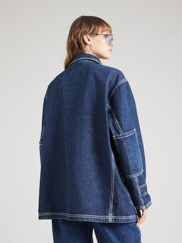 MADS NORGAARD COPENHAGEN Between-Season Jacket 'Johnny' in Blue