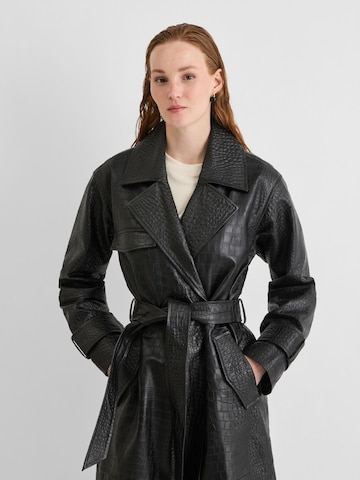 Manteau mi-saison ROUGE EDIT en noir