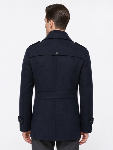 YOUTHUP Winter Coat 'Reverslinie' in Blue