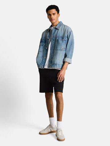 TOM TAILOR DENIM Loose fit Trousers in Black