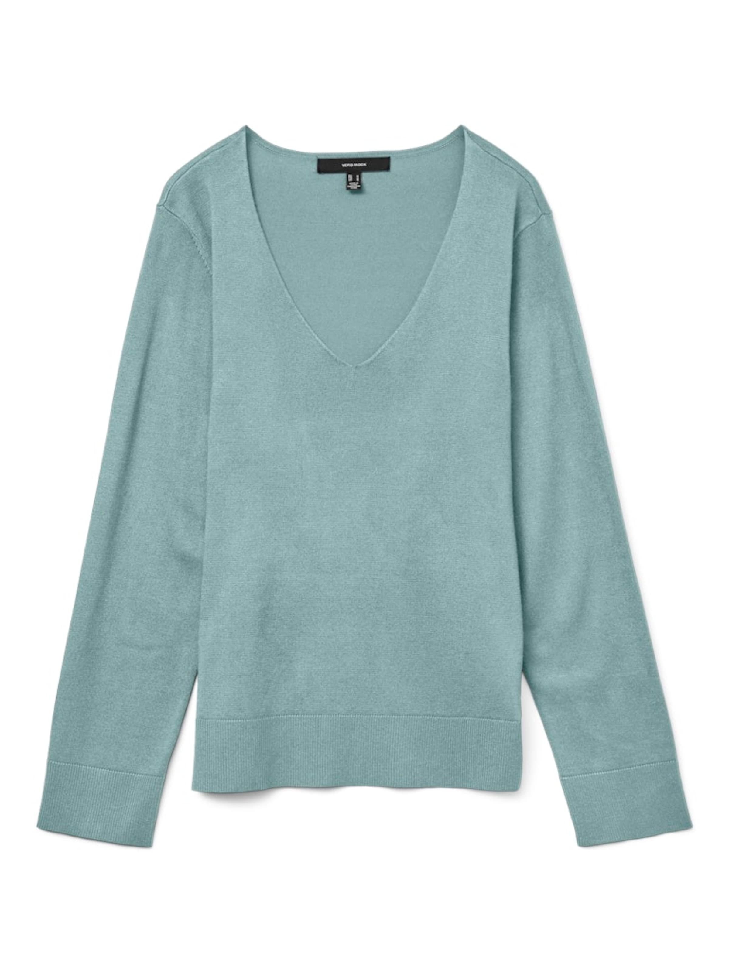 VERO MODA Sweater 'Silje' in Green: front
