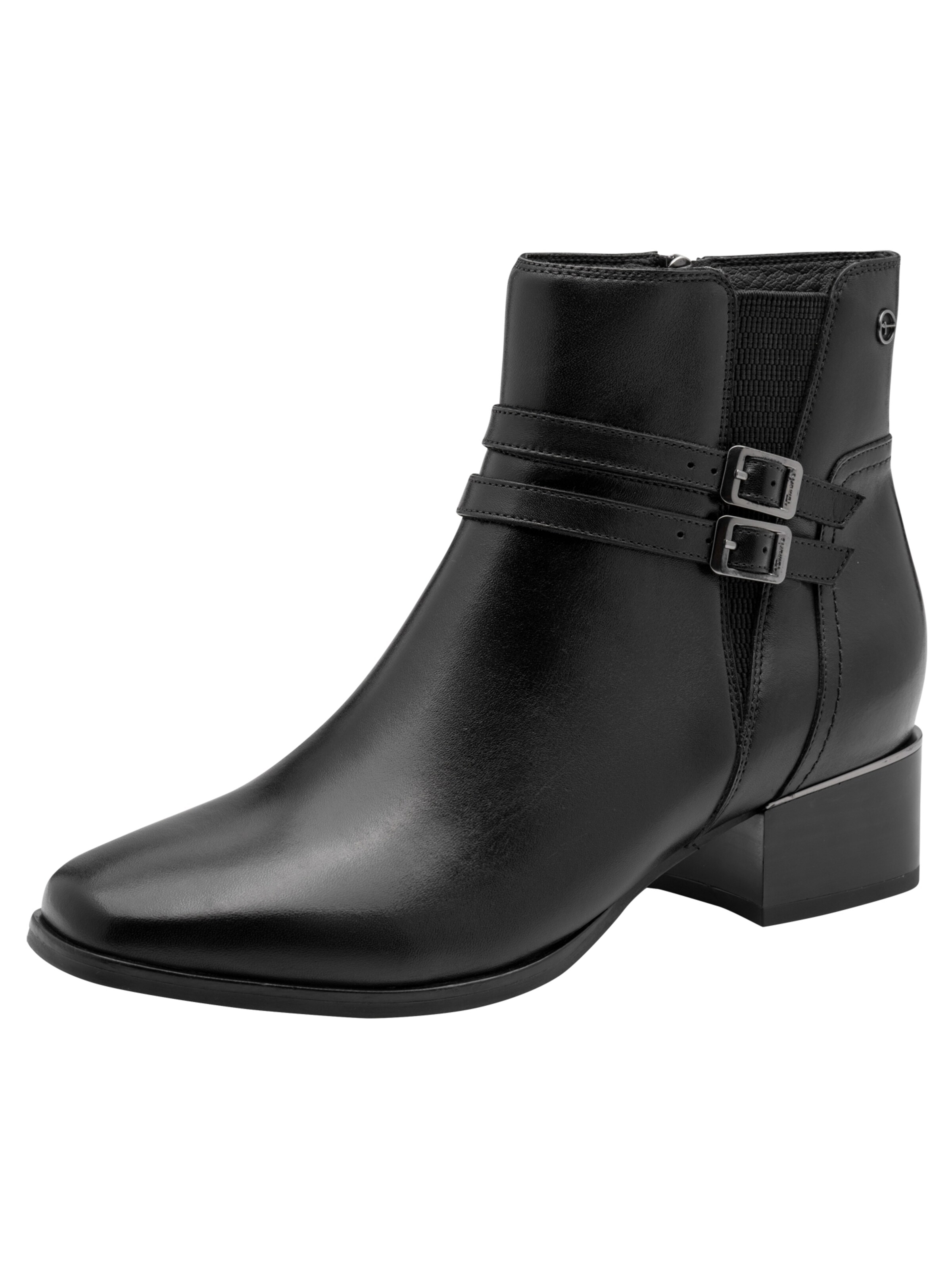 Bottines Tamaris en noir : devant