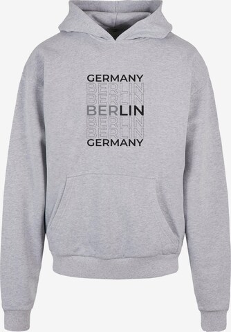 Sweat-shirt 'Berlin' Merchcode en gris : devant