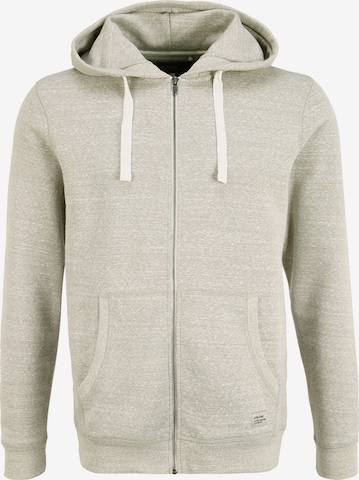 BLEND Zip-Up Hoodie 'Nix' in Grey: front