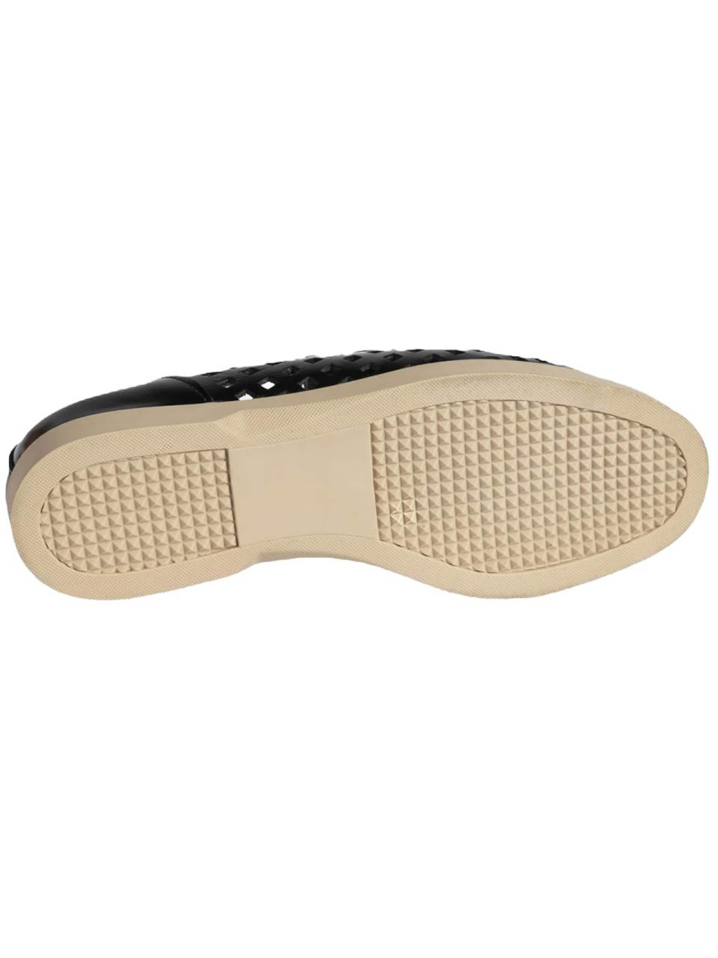 Desa Moccasins 'Slip-Ons' in Black