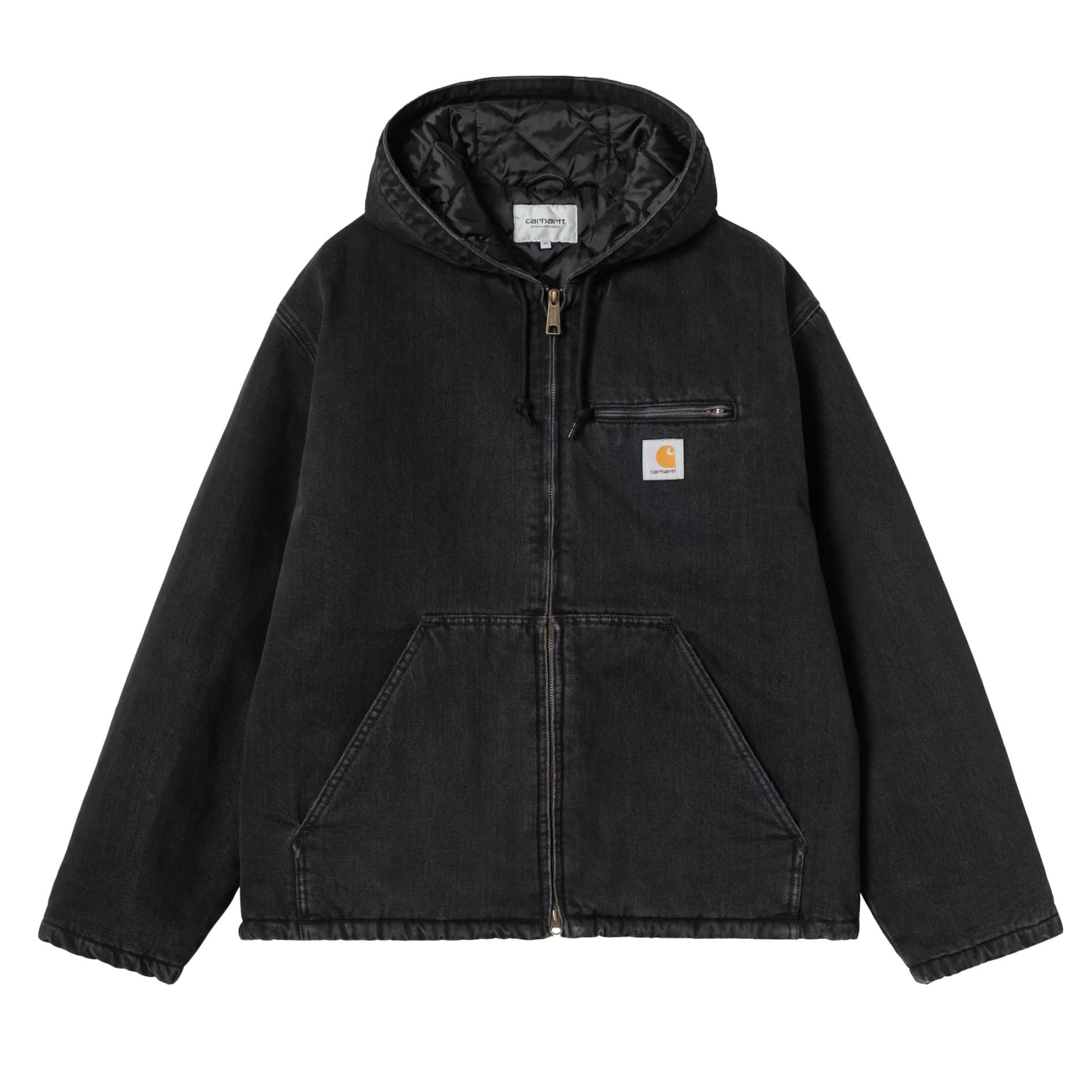 Carhartt WIP Between-Season Jacket 'Cleveland Jacket' in Black: front