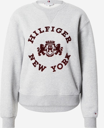 Sweat-shirt TOMMY HILFIGER en gris : devant