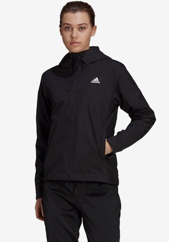 ADIDAS PERFORMANCE Outdoorjas in Zwart: voorkant