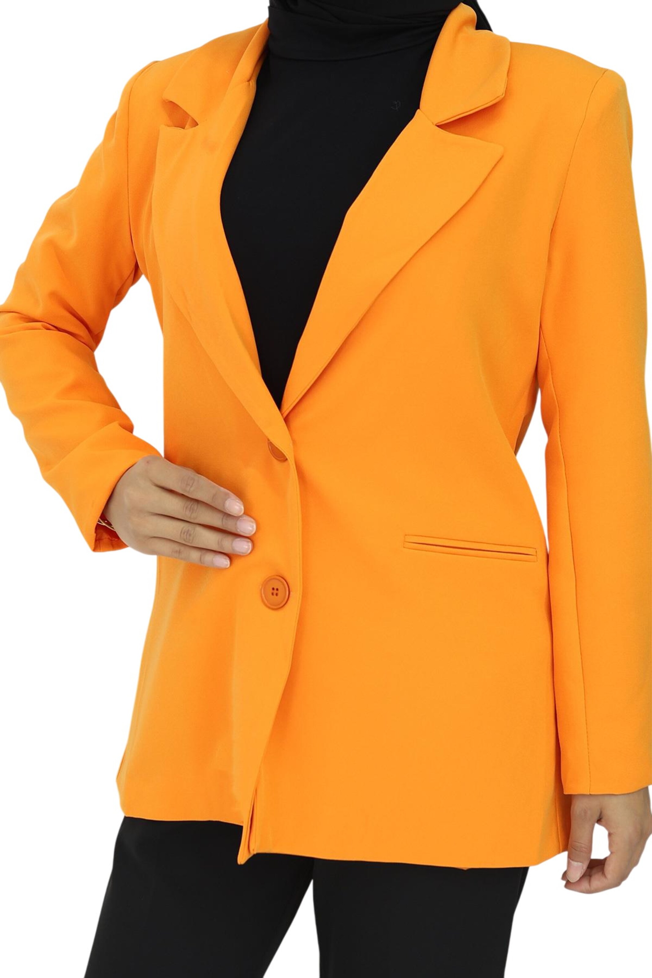 MODAMIHRAM Blazer in Orange