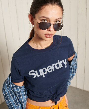 Superdry Majica | modra barva