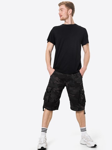 Regular Pantalon cargo ALPHA INDUSTRIES en noir