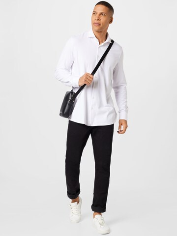 OLYMP - Ajuste regular Camisa en blanco