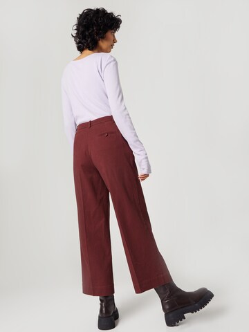 Wide Leg Pantalon 'Mele' florence by mills exclusive for ABOUT YOU en marron