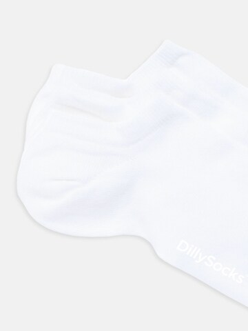 DillySocks Enkelsokken in Wit
