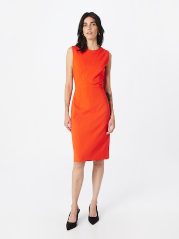 BOSS Black - Vestido 'Dirula' en naranja: frente