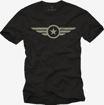 MAKAYA Shirt in Black: front