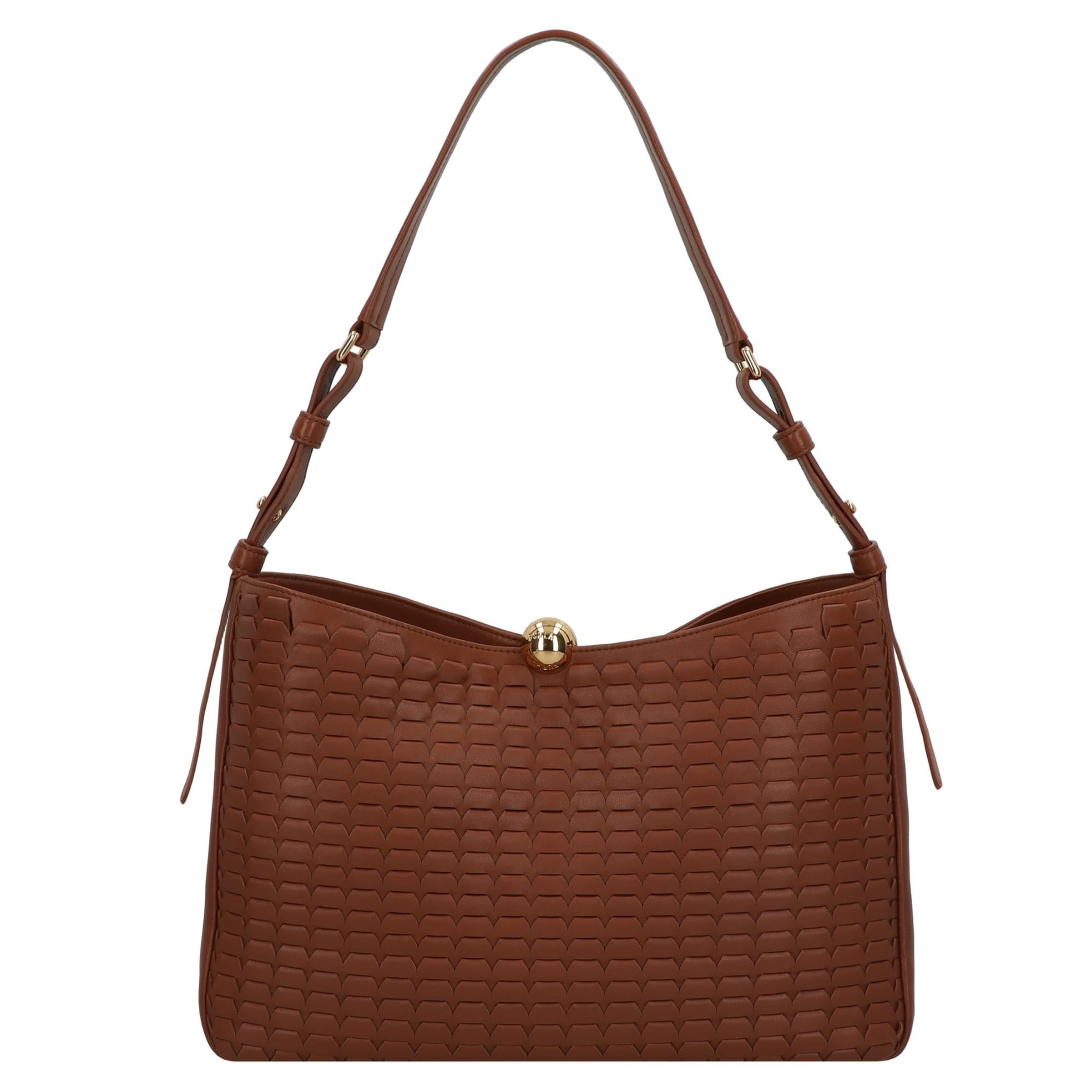 FURLA Shoulder Bag in Brown: front